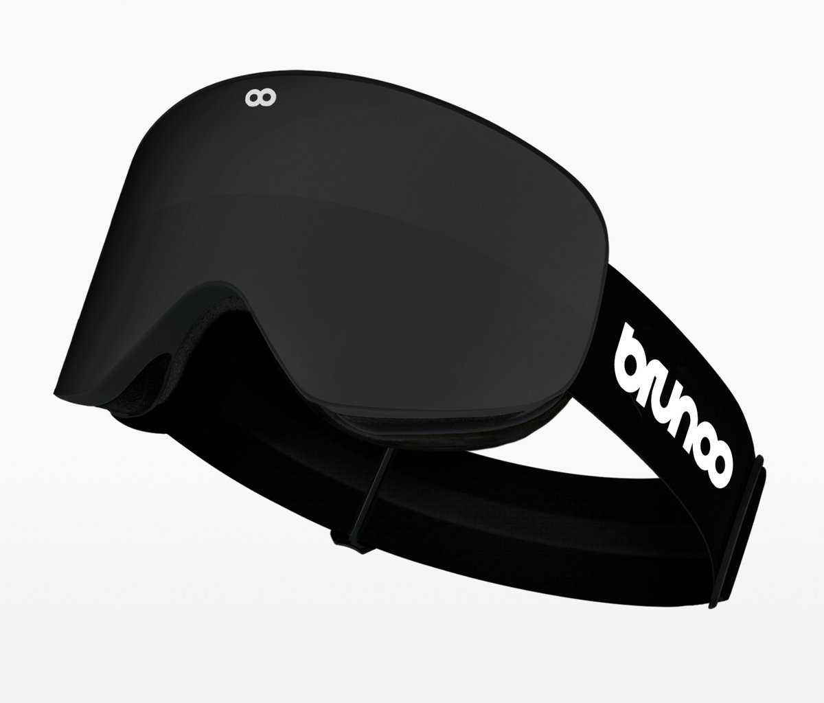 Brunoo Zero Premium Skibril - Zwart - Inclusief 2 lenzen