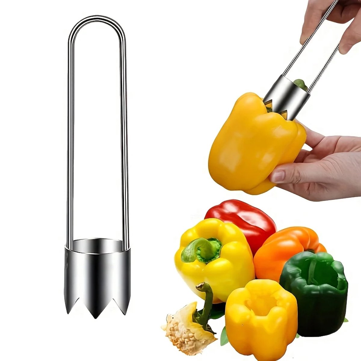 Nieuwe Geüpgrade RVS FruitKern Verwijderaar - AppelKern Verwijderaar - Groenten kern en Fruit Keuken Gereedschap