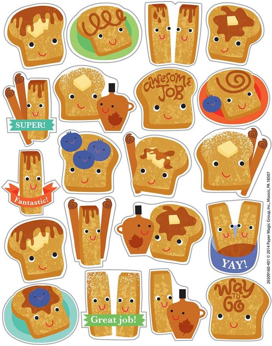 Geurende Kaneel Stickers - Ideaal voor Cadeaus, Lessen en Meer