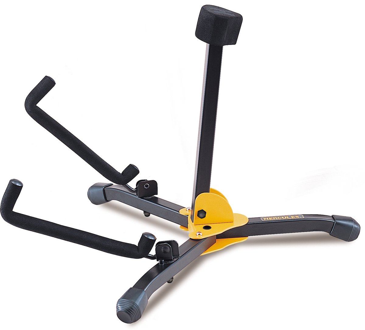 HERCULES Stands HCGS-401BB gitaarstandaard, compact, voor akoestische gitaar, tas