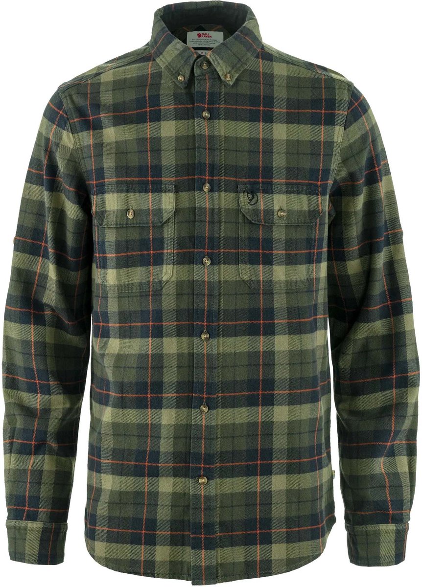 Fjall Raven Singi Heavy Flanel Overhemd Fashion Wear Volwassen Grijs