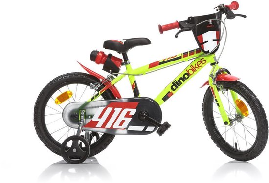 Dino-Bikes-Sfera-16-Inch-27-cm-Jongens-Knijprem-Lichtgroen van Merkloos — afbeelding 4