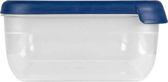 Curver Grand Chef Eco Fresh Récipient 1,2 L Carré Transparent/Bleu Foncé