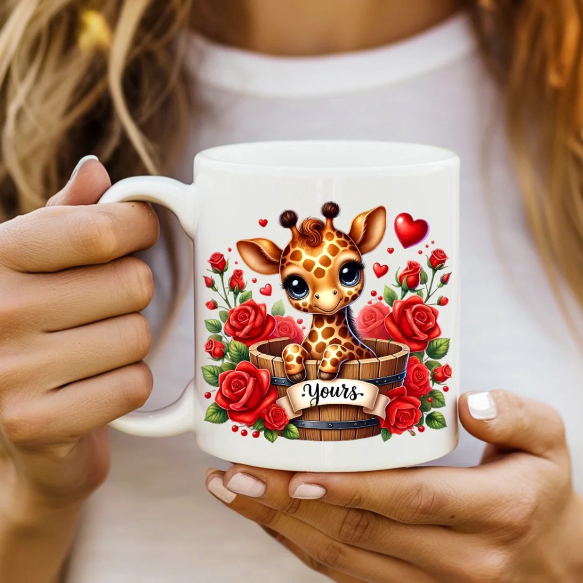 Valentijns Mok 300 ml – Keramische Koffiemok – Liefdevol Design – Cadeau voor Valentijnsdag