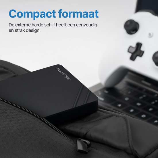Cor.Speed Disque Dur Externe 1 TB avec USB C - Disque Dur Externe - HDD