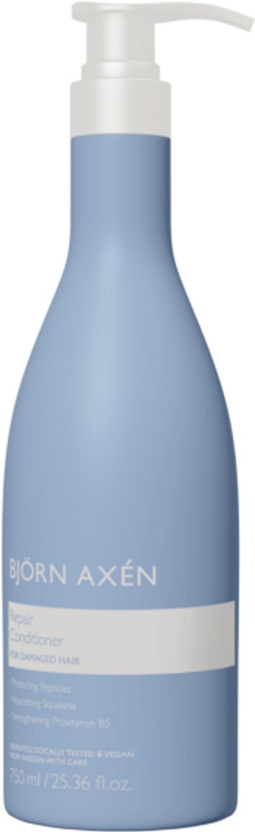 Björn Axén Repair Conditioner 750 ml – Salonverpakking – Intensief Hydraterende & Herstellende Conditioner Voor Beschadigd & Droog Haar – Versterkt, Verzacht & Herstelt Haarstructuur Met Peptiden & Voedend Complex – Vegan & Dermatologisch Getest