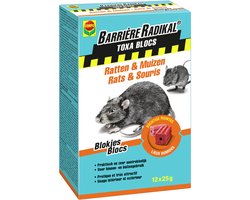 Compo TOXA BLOCS - RATTEN & MUIZEN (12 x 25 G)
