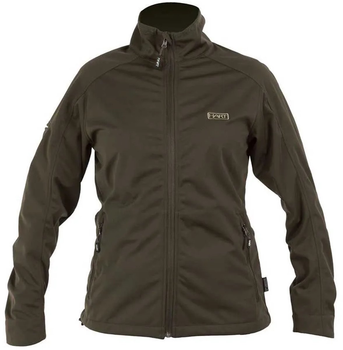 Hart Hunting Gorosta Fleece Met Volledige Rits Vrouw Groen