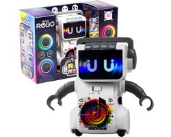 Robo Remix wit - Interactieve speelgoedrobot met licht, geluid & muziekspelletjes - Danst op muziek