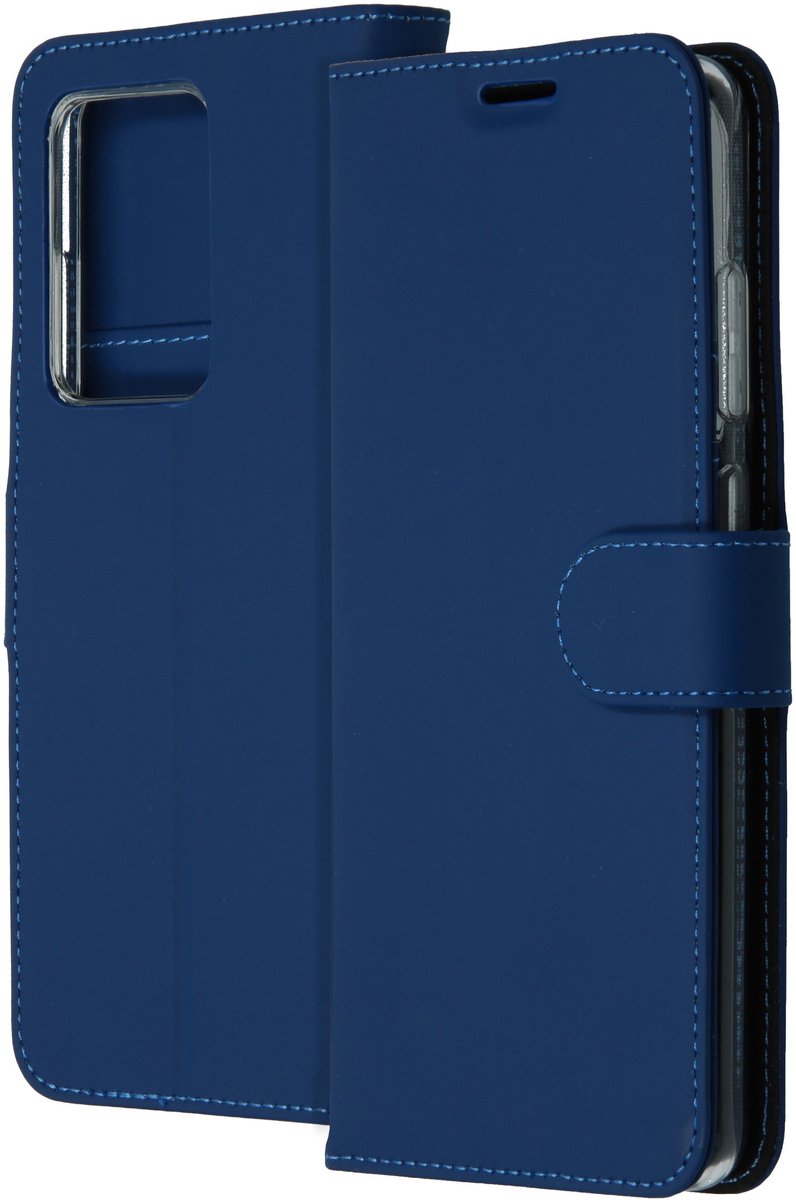 Accezz Hoesje - Geschikt voor Samsung Galaxy S20 Ultra - Wallet Softcase Bookcase - Blauw