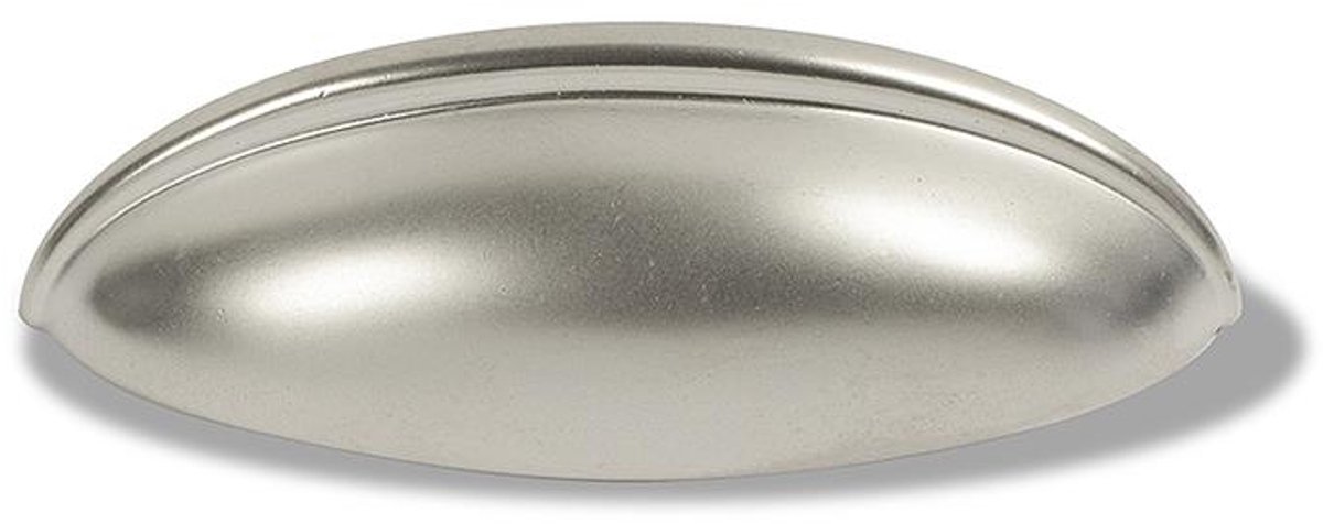 Komgreep - Bol - mat nikkel - 64mm
