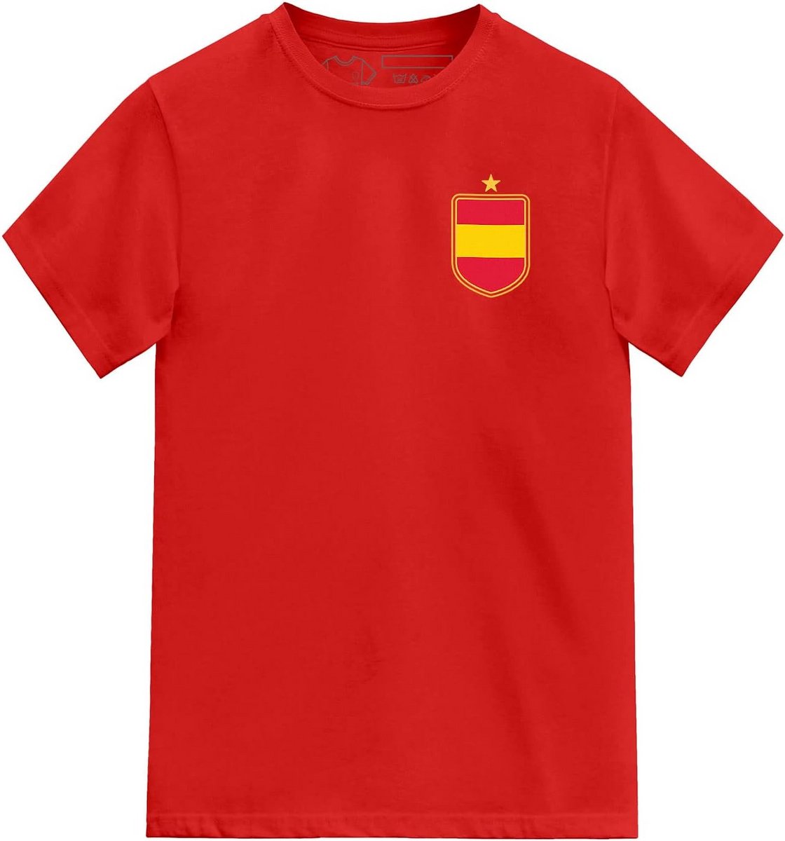 Spanje Voetbalshirt Kinderen National Country T-shirt voor Competities en Fans