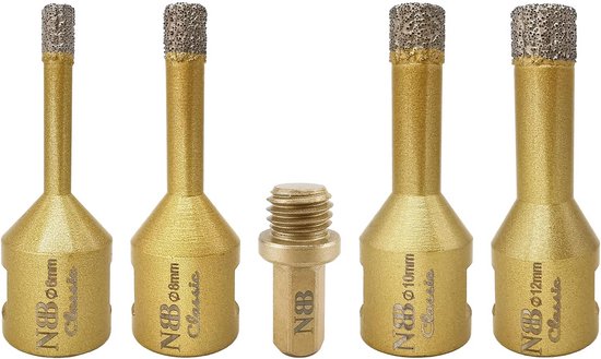 Teronbeta Diamantboor, M14 Schroefdraad, Vacuüm Gesoldeerd, Voor Tegels