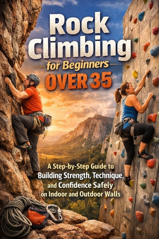 Rock Climbing for Beginners Over 35 - cover