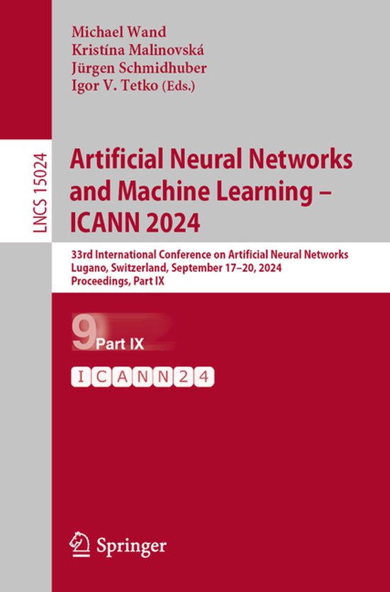 Lecture Notes in Computer Science15024- Artificial Neural Ne ... - cover