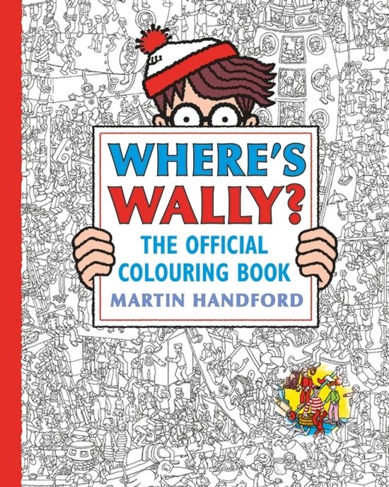 Where's Wally?- Where's Wally? The Official Colouring Book - cover