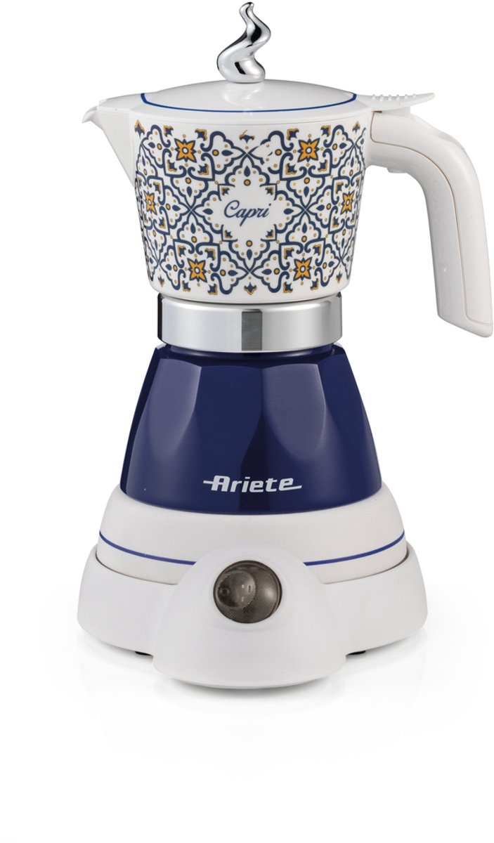 Ariete 1358/1C - Mokina Capri - elektrische percolator - 2/4 kopjes - warmhoudfunctie