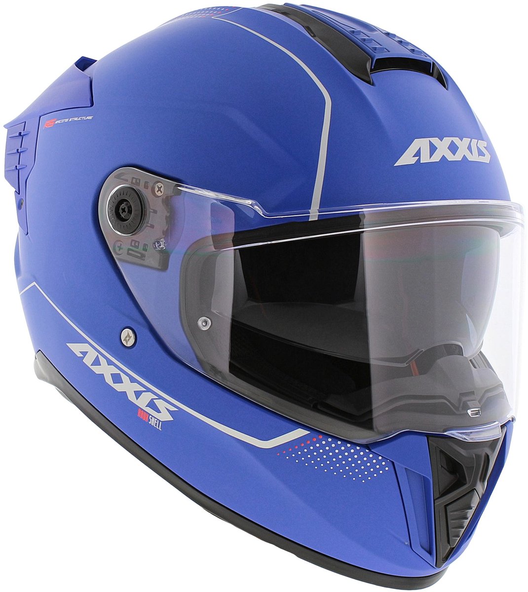 Axxis Hawk SV Evo Integraal helm solid mat blauw L