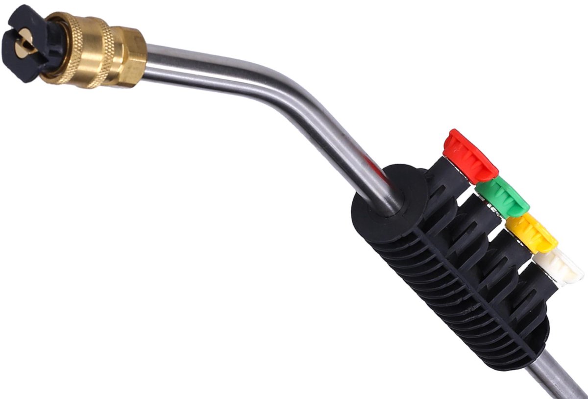 Sillar Spuitlans met 5 Spuitdoppen voor Hogedrukreiniger – Geschikt voor Parkside & Lavor – Bayonet Aansluiting – 1 Set – foto 5