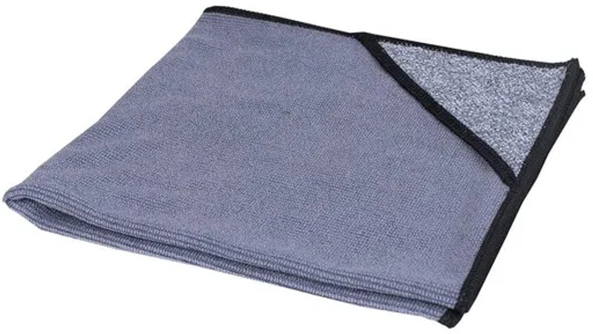 Wecoline Weco microvezeldoek allure grijs met scrubhoek (10 stuks)