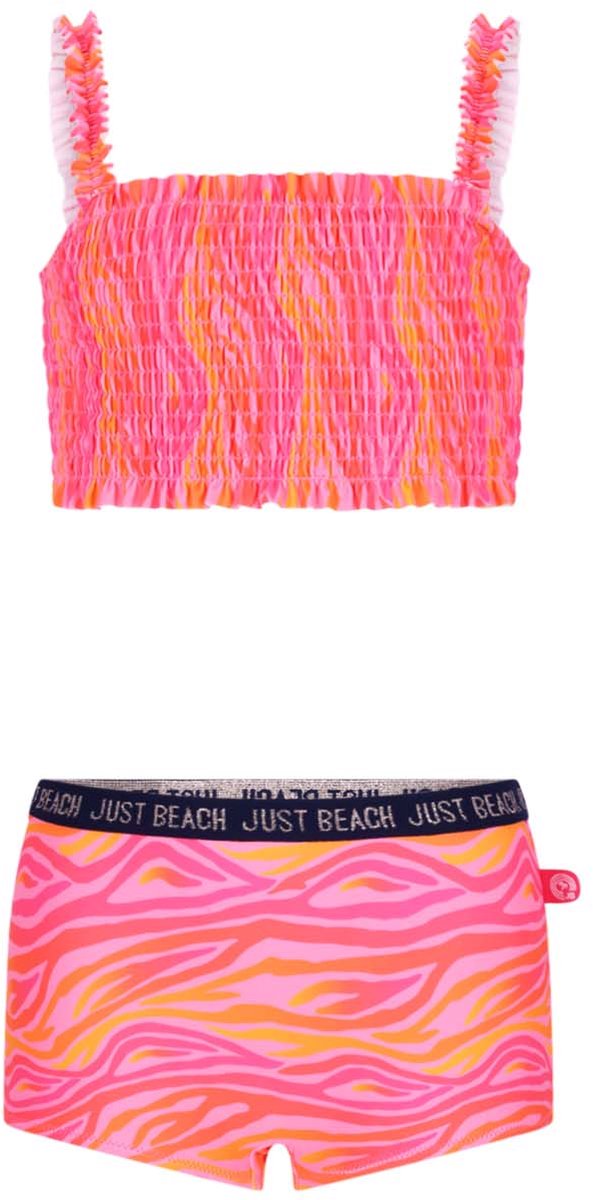 Just Beach J601-5013 Meisjes Bikini Tropical zebra Maat 110-116