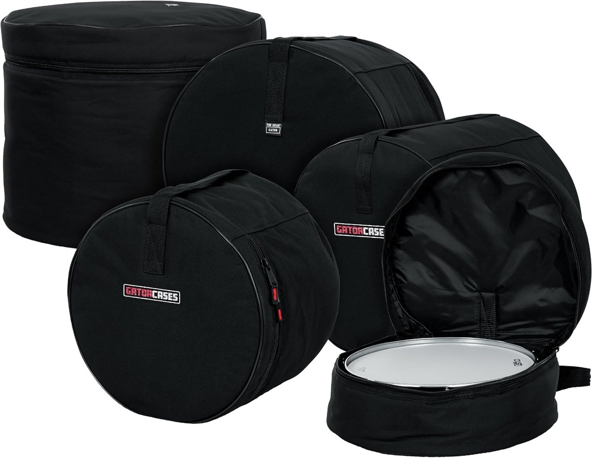 Gewatteerde 5-delige drumtas set voor Fusion drumstellen