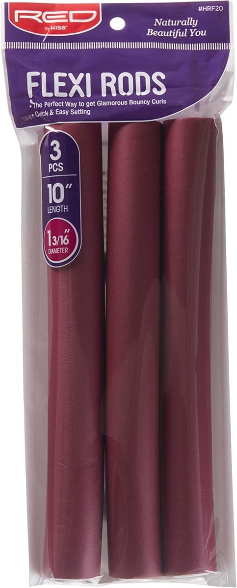 Flexibele Watergolfrollers Zonder Hitte - 3 Stuks - Diameter 3cm - Langer Haar
