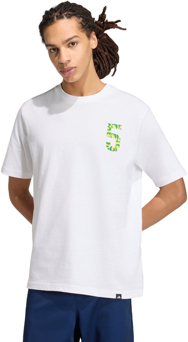 Adidas Performance Audi Revolut F1 Team Gabriel Bortoleto Graphic T-Shirt Unisex Wit