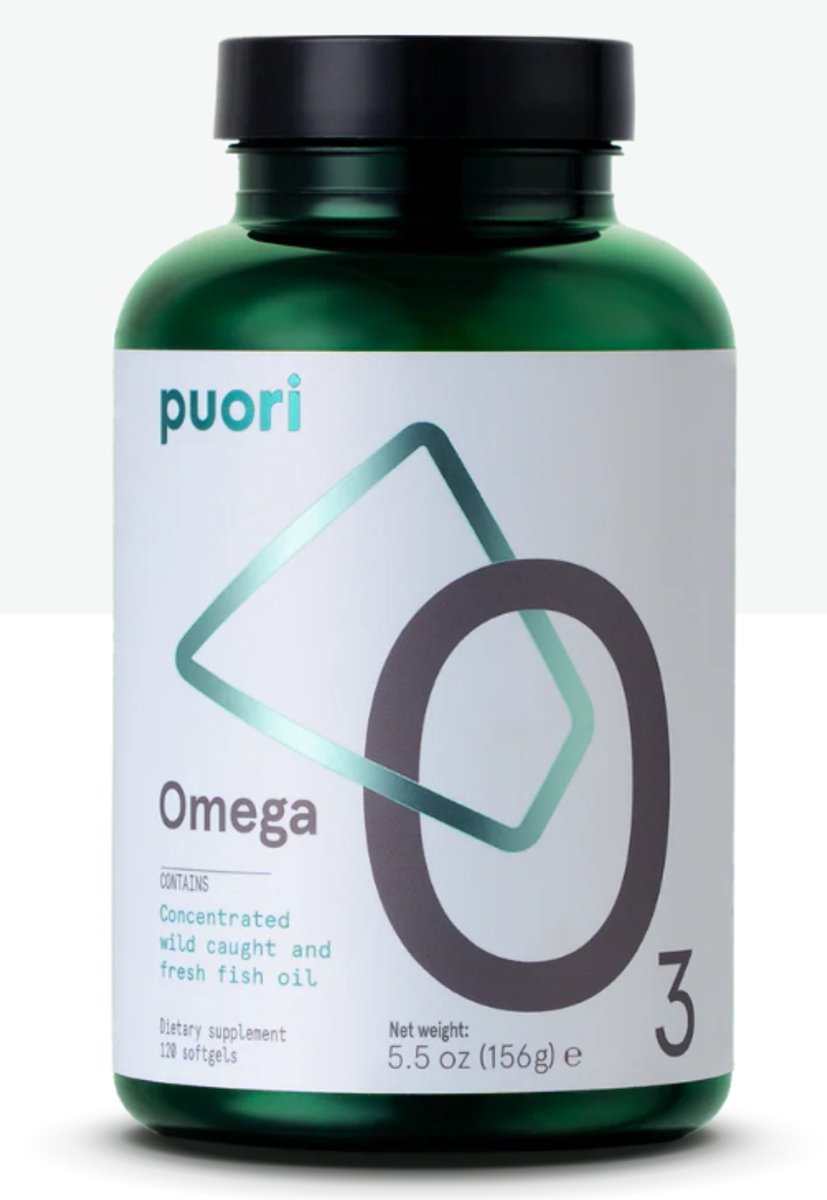 Puori - O3 - Omega 3 - Zuivere formule - Supplement - 120 softgels