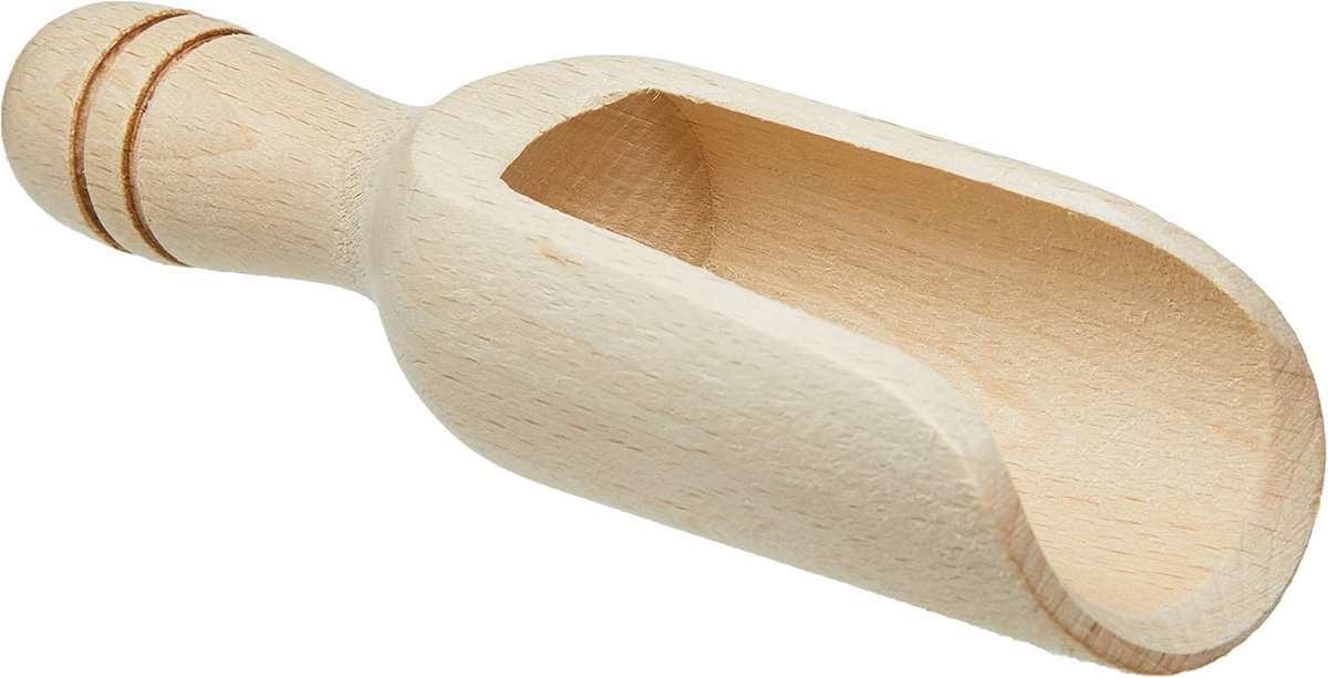 Houten Lepel 14 cm Keukenhulp Gemaakt van Beukenhout
