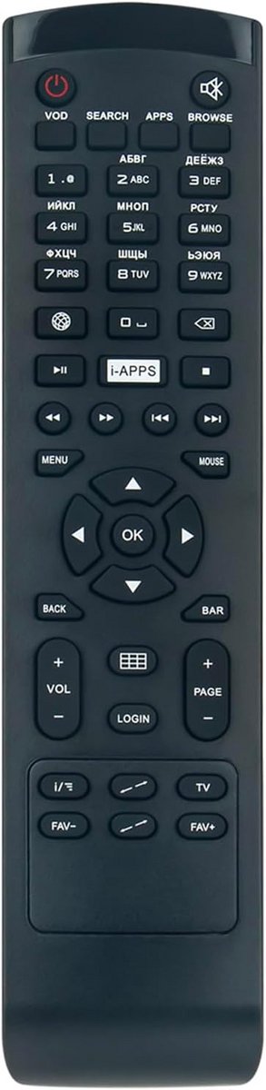 Universele Afstandsbediening voor TV Set-Top Box Modellen