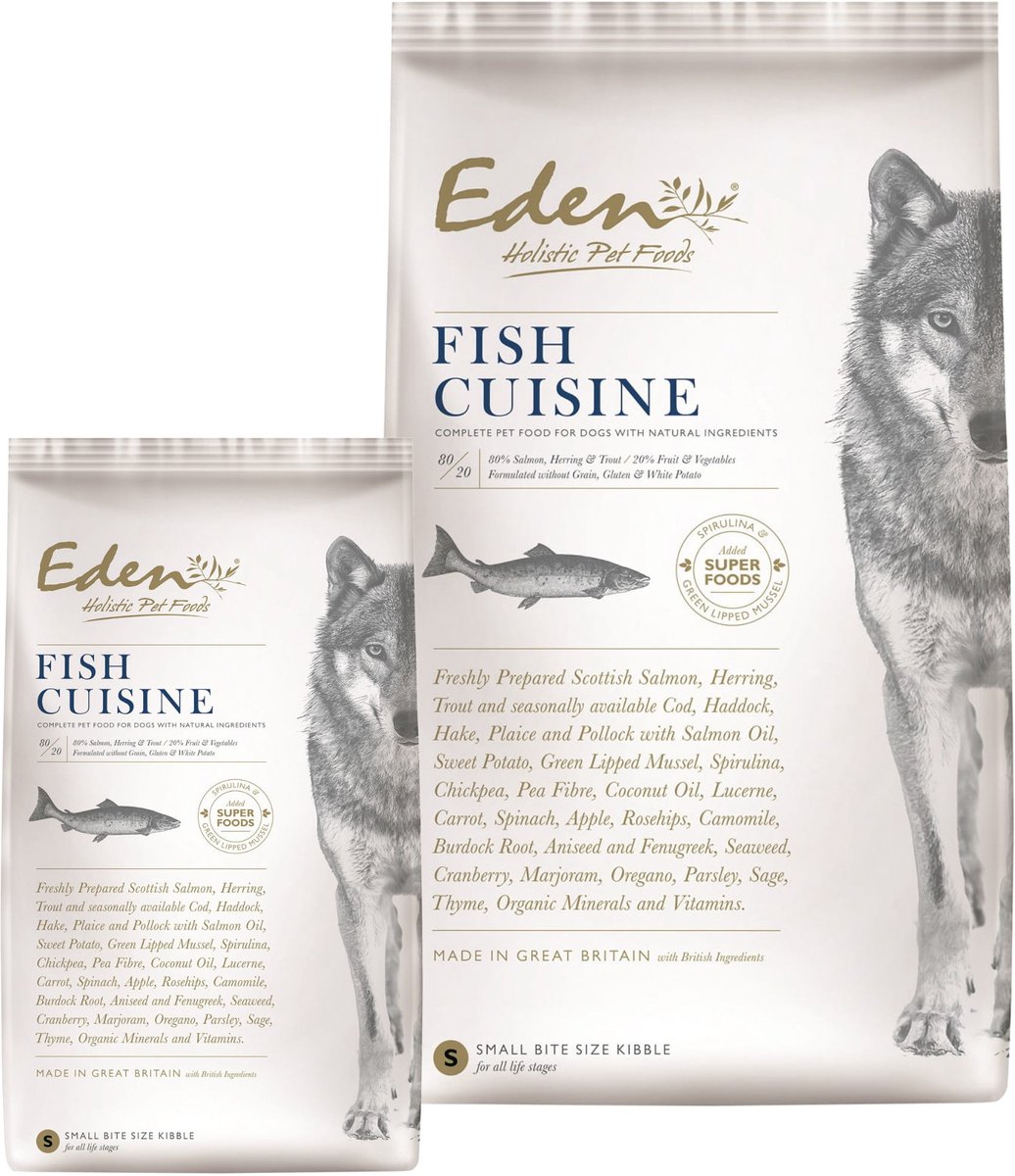 Eden Eden Fish Cuisine - Droogvoer voor honden - Zalm & Haring - Kleine rassen - Hypoallergeen - Graanvrij