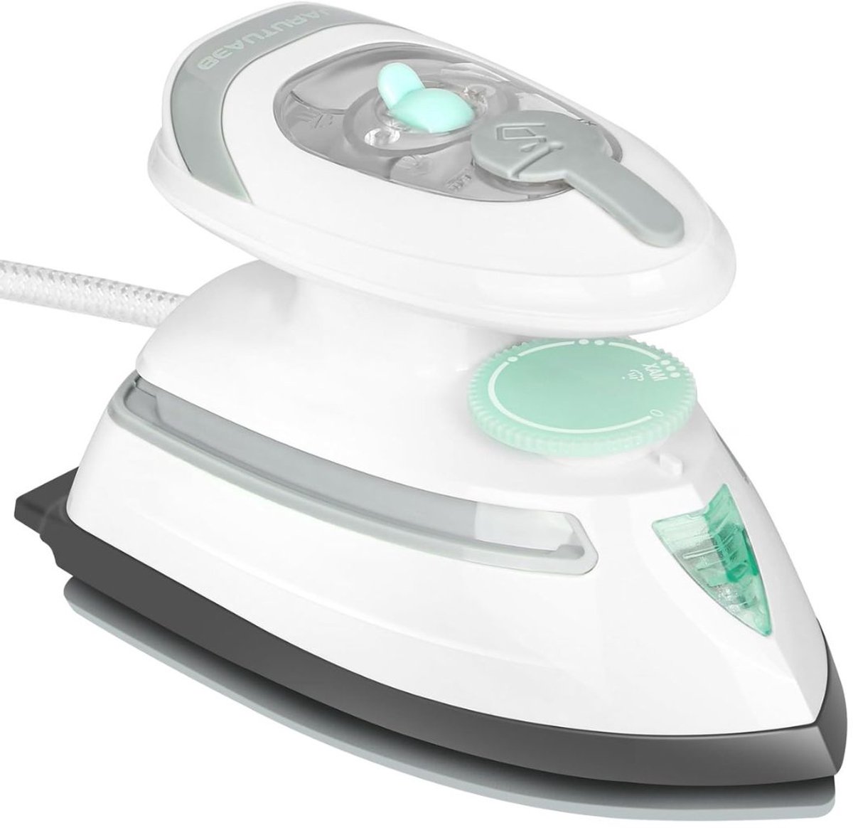Zyrex® Reisstrijkijzer - Draagbare strijkmachines - Mini Strijkijzer - Stoomstrijkijzer Travel - Wit - 17cm x 12cm x 11cm