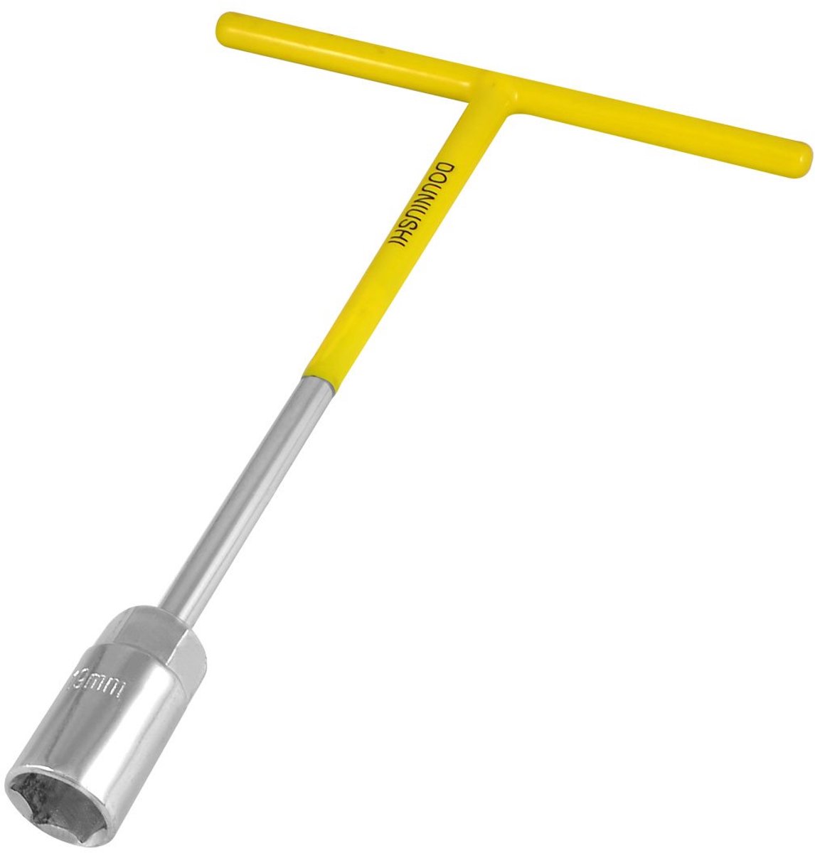 19 mm zeskantige dopsleutel rubber geel T handvat gereedschap hand