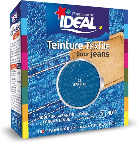 IDEAL Maxi Langhoudende Textielverf - 25 Jean Blauw 1 Tinctuur