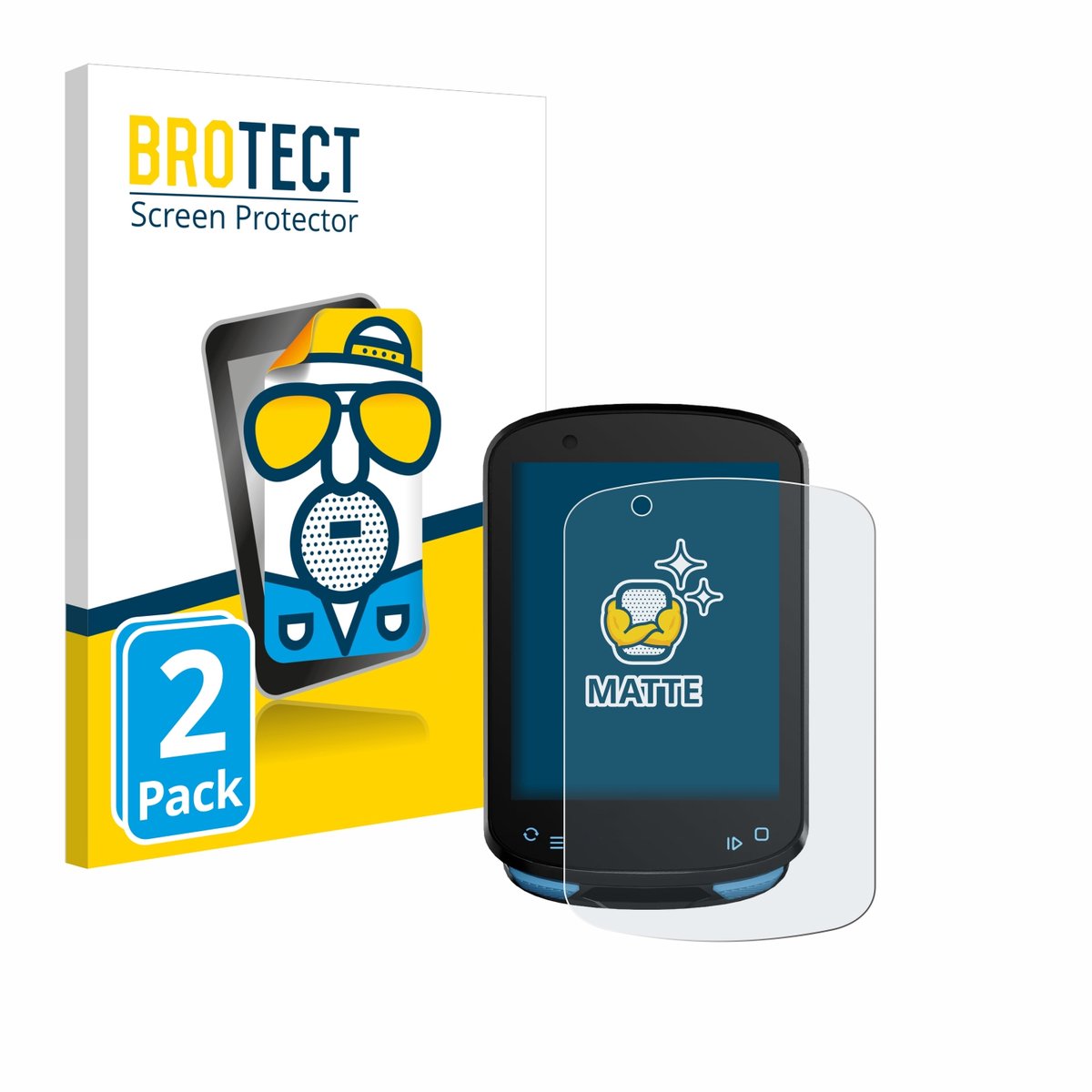 BROTECT - Screenprotector voor Geoid CC600 2.4" - Folie Beschermfolie matte 2 Stuks