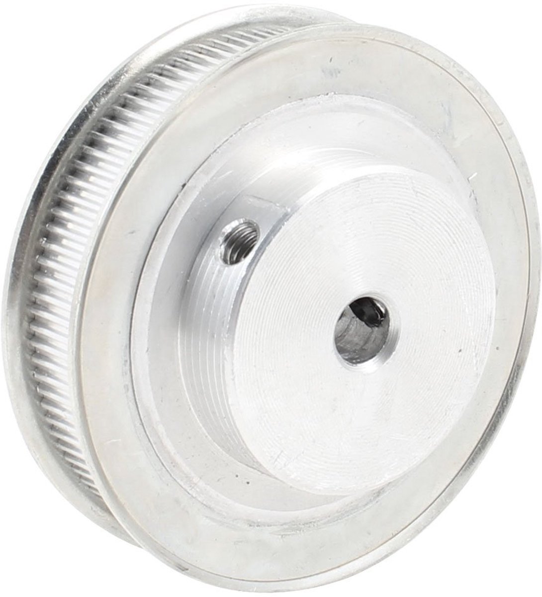 – Aluminium legering zilveren toon 100 tanden 8 mm driver schroefdraad gat katrol