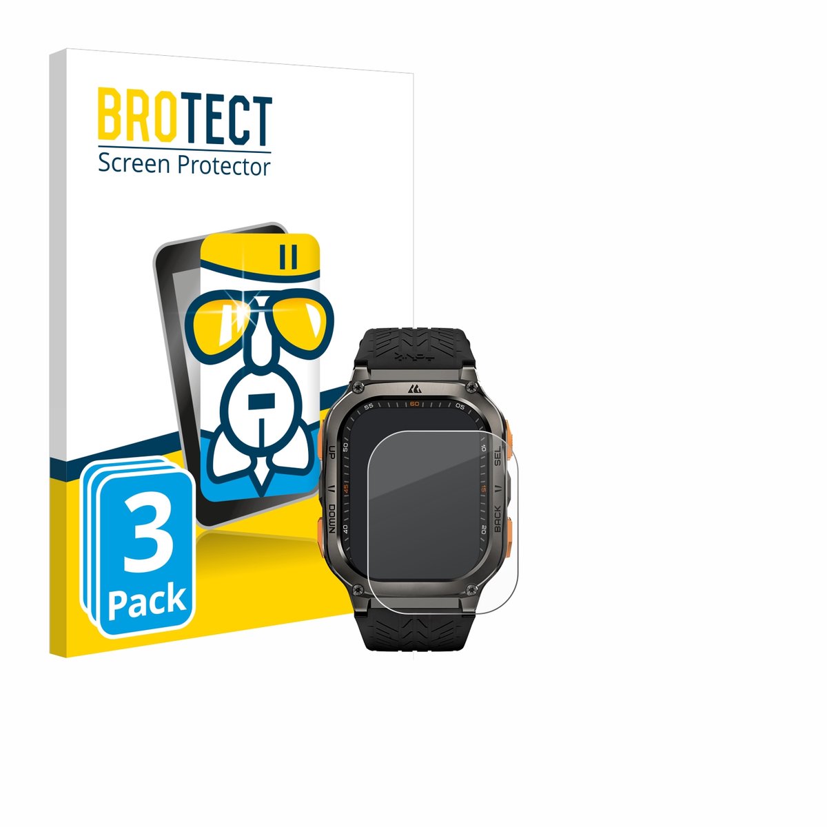 Screenprotector 3 Stuks voor Kospet Tank M3 Ultra Beschermglas transparant