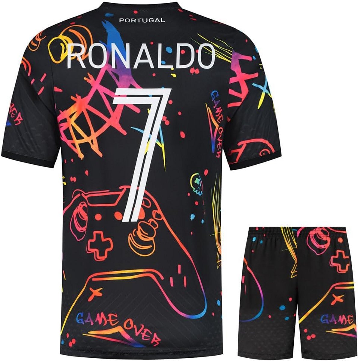 Voetbaltenue Portugal Gaming Stijl voor Kinderen en Volwassenen