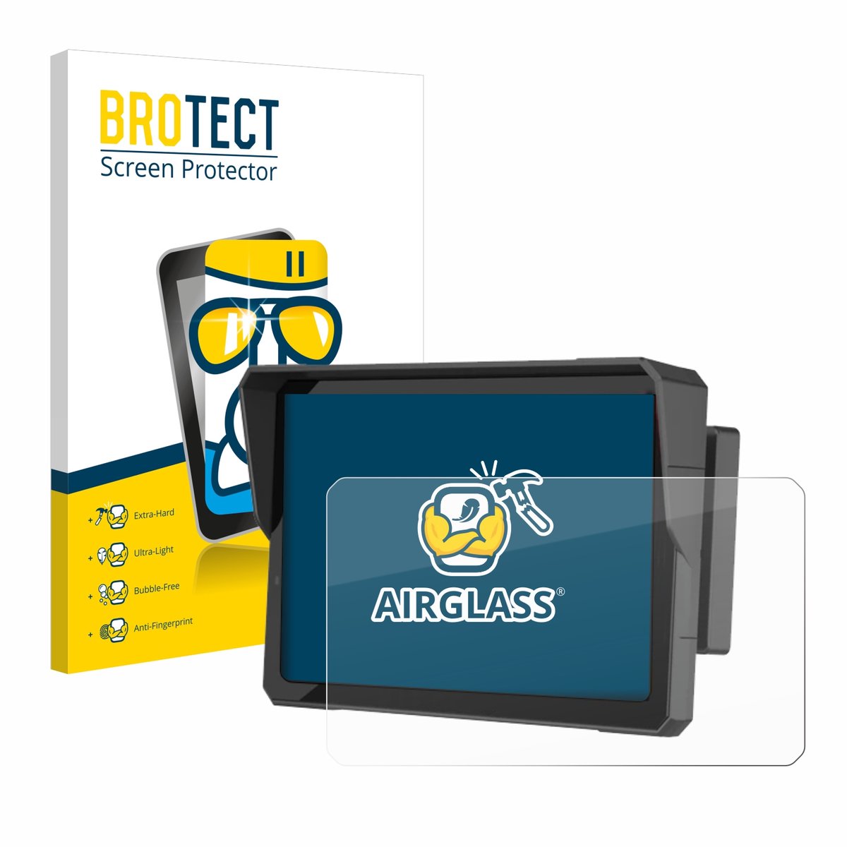 Screenprotector voor Carpuride W702B Pro 7" Beschermglas transparant