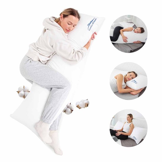 Ergonomisch Zijslaperkussen - Hoofdkussen - Slaapkussen - Hoogwaardig - Ondersteunt Gezonde Slaappositie - Vermindert Spanningen