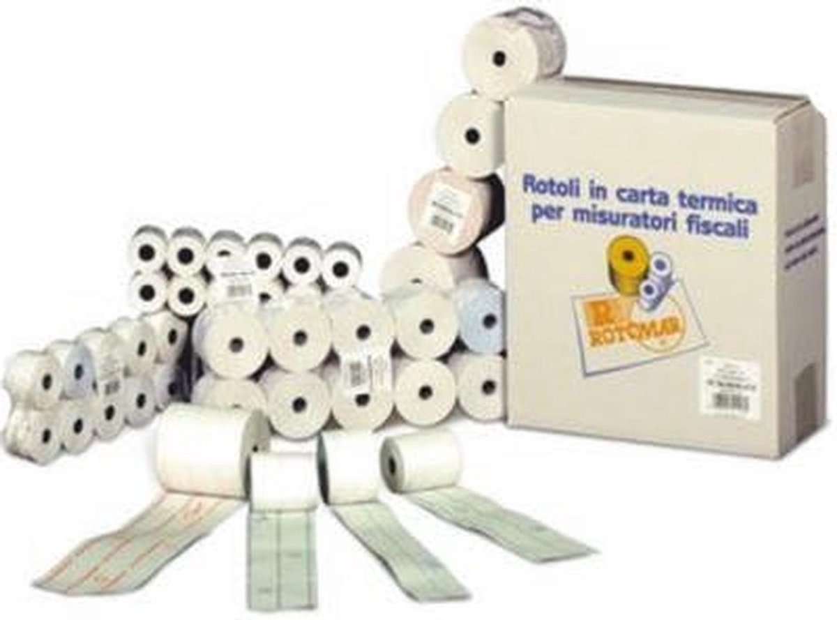 50 Thermische Kassabonnen Rollen 80x80mm Hoge Kwaliteit voor Kassa's