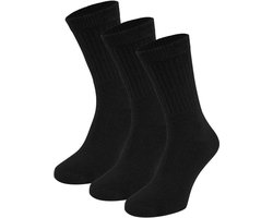 STAPP (yellow) - 4400 CASUAL Unisex - 3-Pack - Maat 39/42 - Zwart