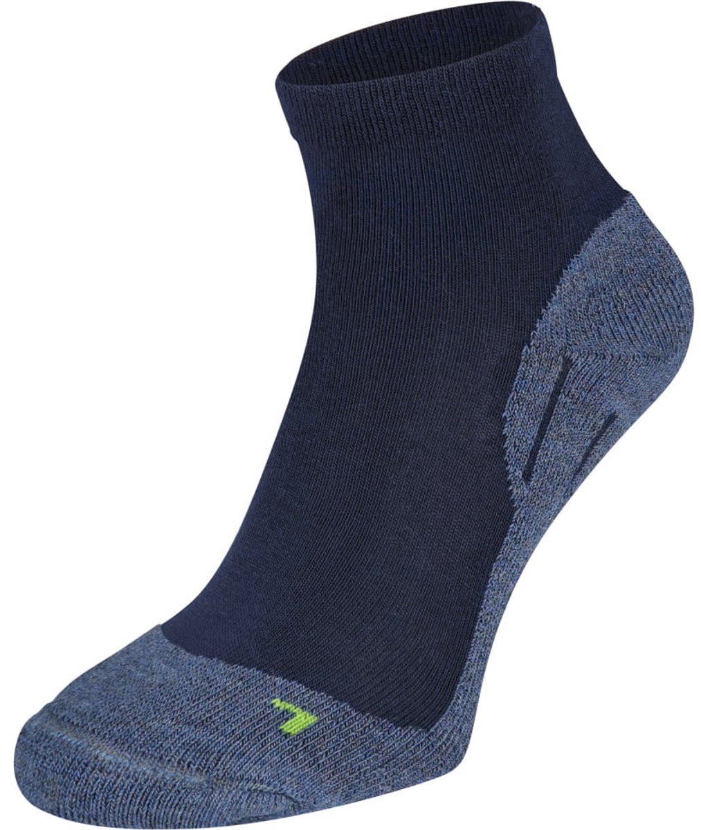 Boru Walking Experience XP Quarter Wandelsokken Bamboe Anti-blaar Unisex 39-42 – 2343 Blauw