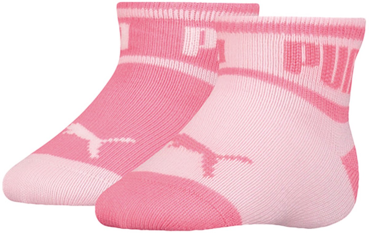 Unisex babysokken met logo 2 paar – – 15-18 Roze