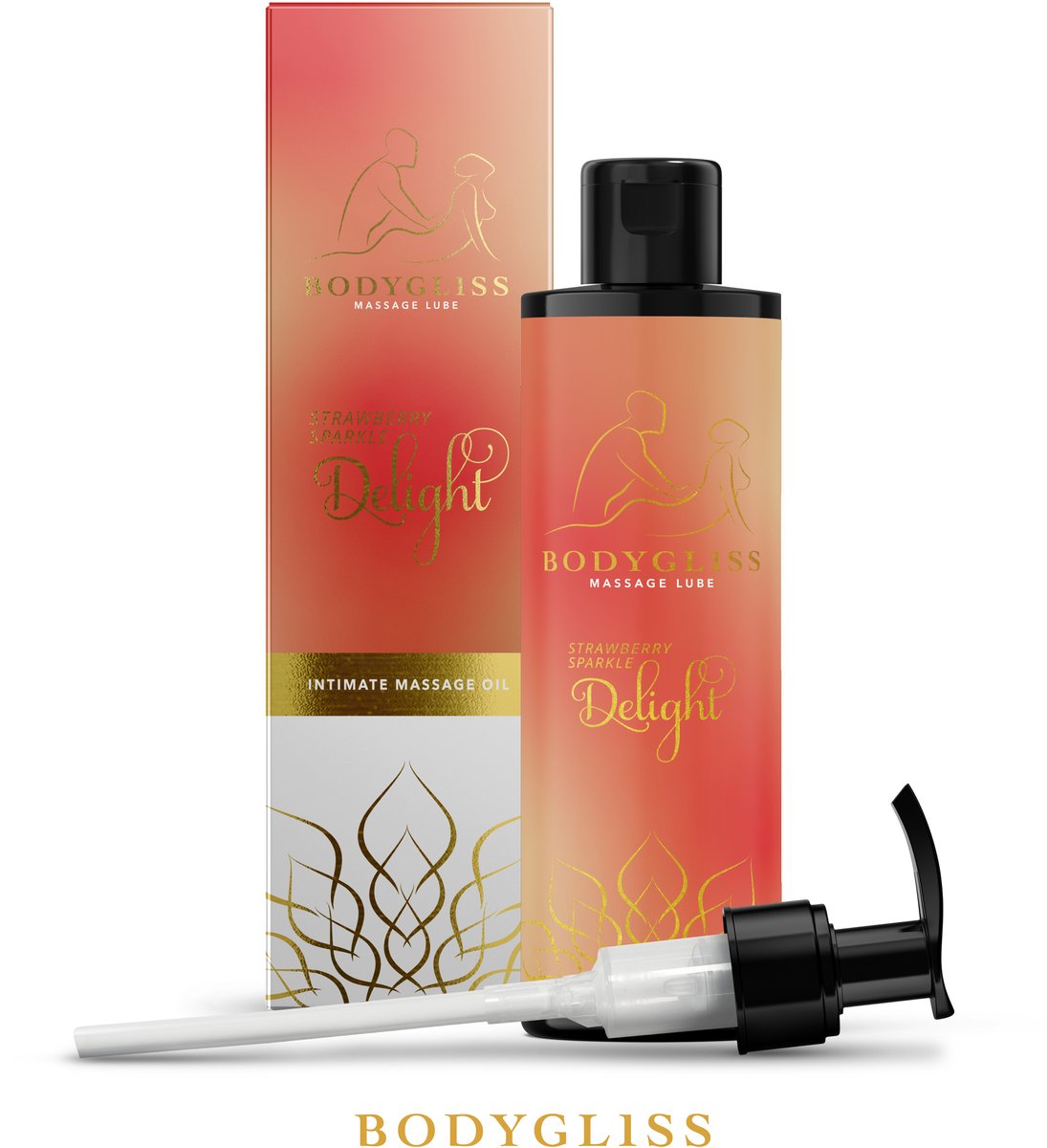 BodyGliss - Massage Collection Silky Soft Olie Aardbei & Champagne 150 ml thumbnail 2
