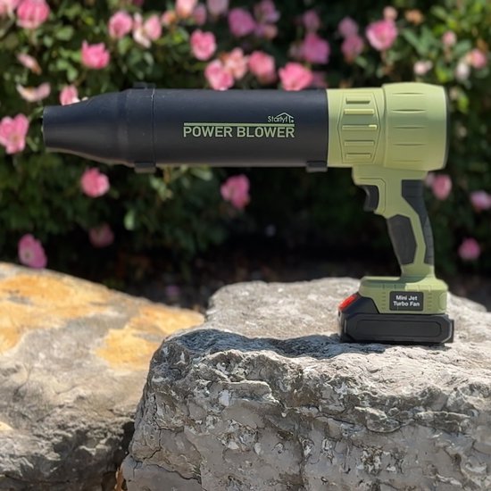 Starlyf Power Blower Bladblazer - Compacte Blazer 32.000 Toeren en Luchtstroom tot 120 km/u - met Opzetstukken