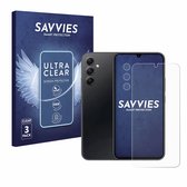 Savvies - Film de protection d'écran pour Samsung Galaxy A34 5G Enterprise Edition (Avant + Caméra) - Film de protection transparent (6 Pièces)