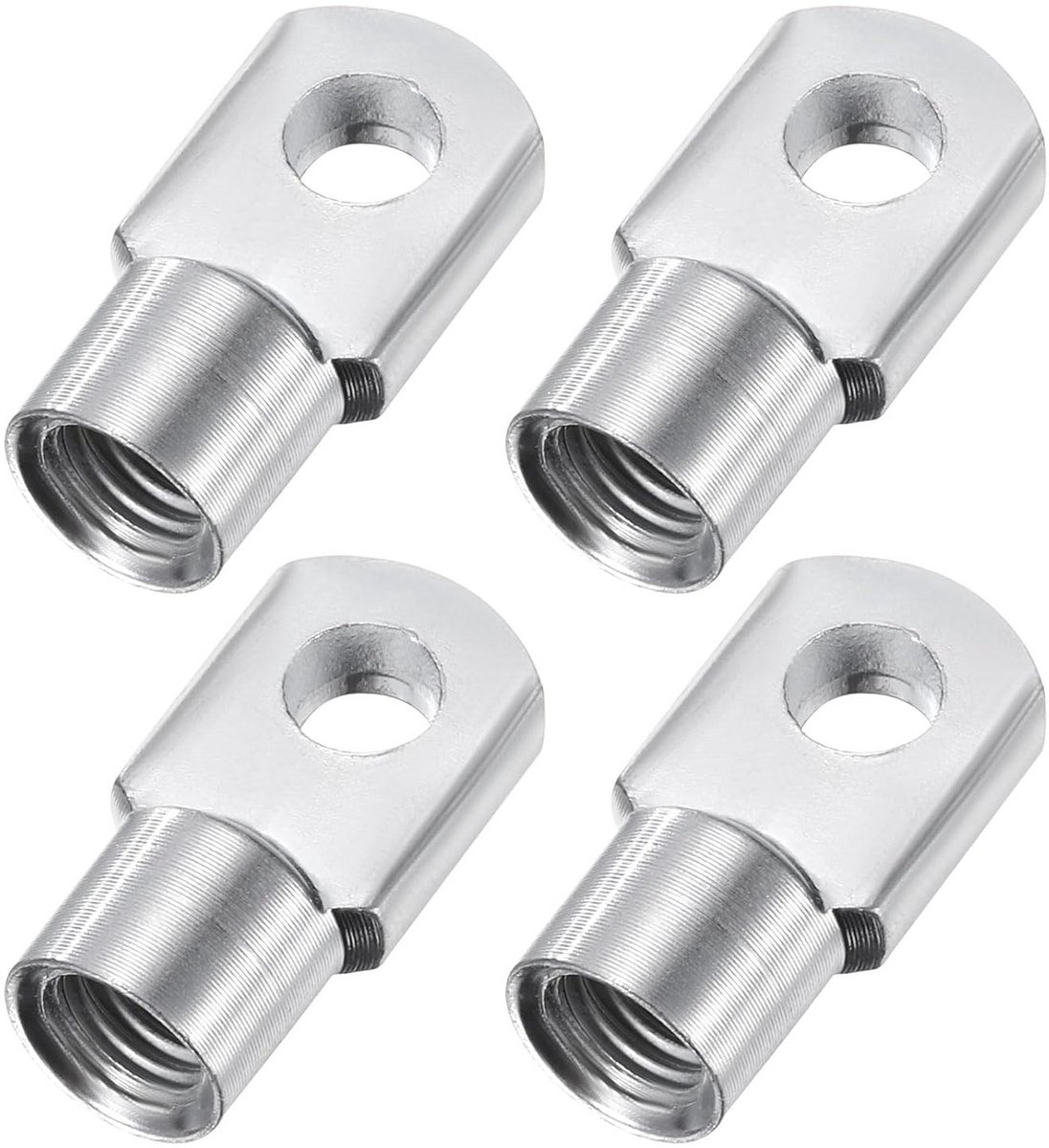 Set van 4 Stalen Verbindingsstukken voor Gasveerkoppeling M8