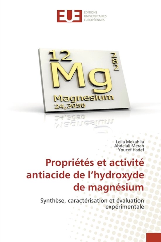 Propriétés et activité antiacide de l'hydroxyde de magné ... - cover